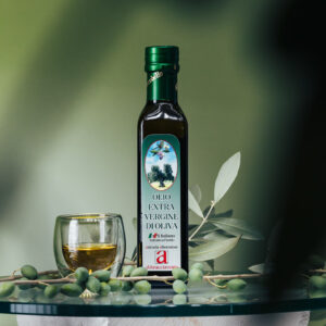 Olio extravergine di oliva in bottiglia (da 0,25 litro)